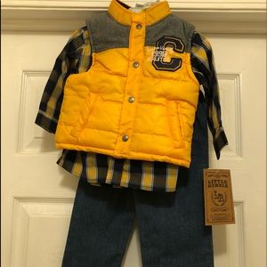 Toddler boys 3 piece winter outfit